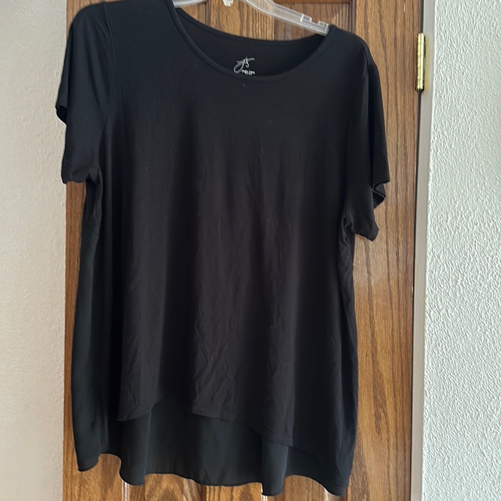 Joan Vass black t shirt